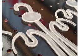 Вішалка для тапочок, шльопанців, в`єтнамок №2 (біла матова)